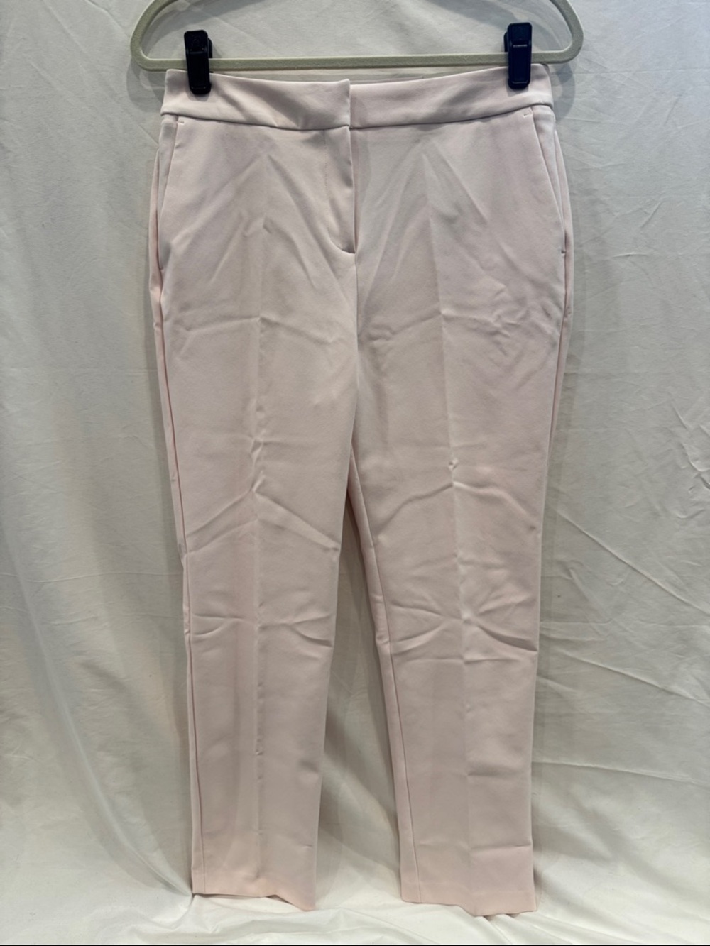 NWT Rachel Zoe Slim Hi-Rise Trousers in Pale Pink, Size 6
